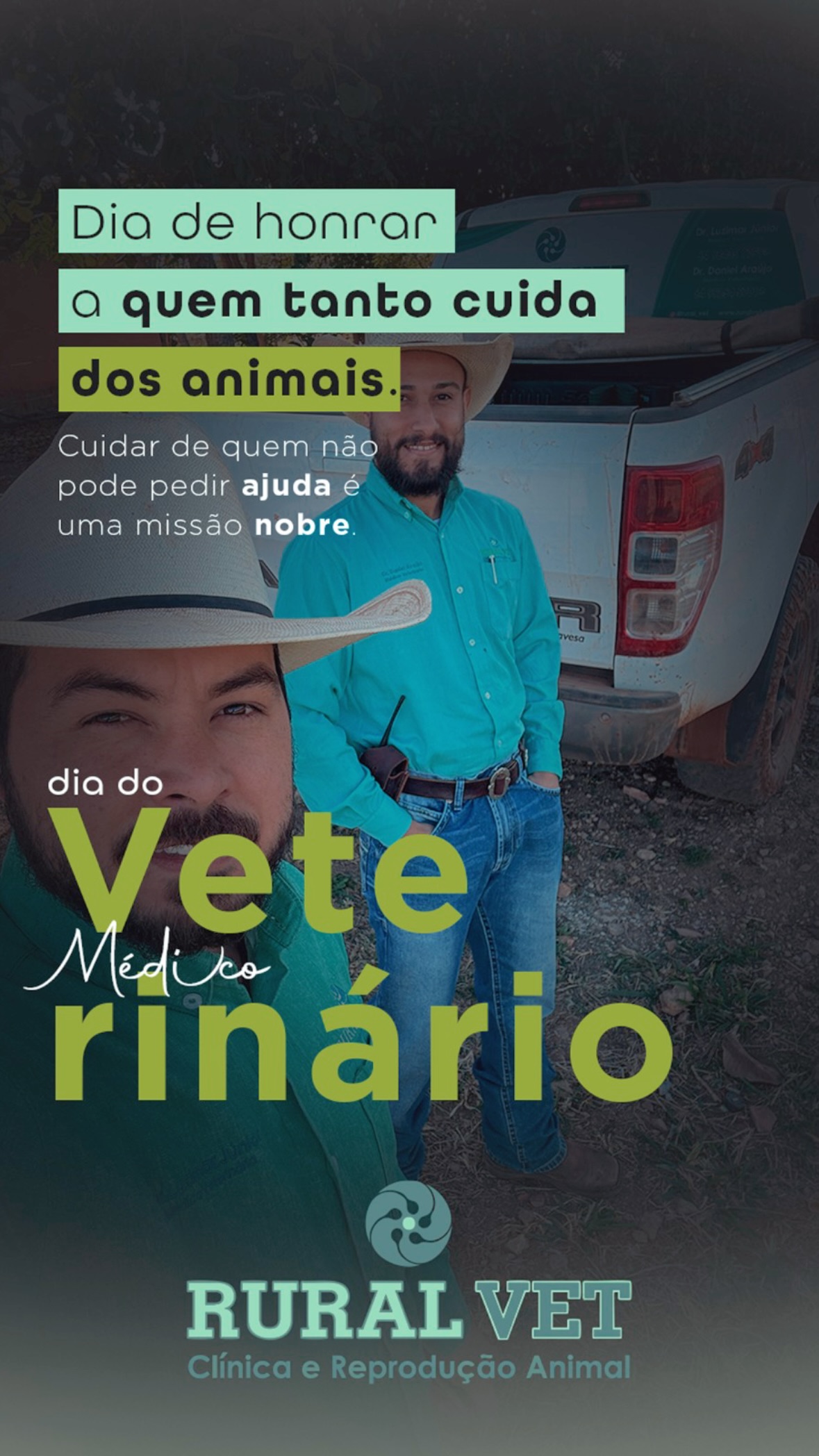 Equipe Rural Vet em rotina de fazenda